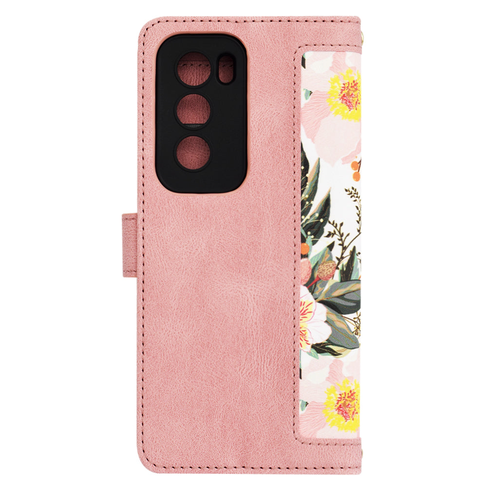 Maska za Oppo Reno12 Pro, Techsuit, FlipCraft, Roza