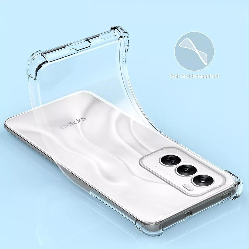 Maska za Oppo Reno12 Pro, Techsuit, Shockproof Clear, Prozirna