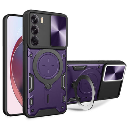 Maska za Oppo Reno12, Techsuit, CamGuard Pro, Ljubičasta
