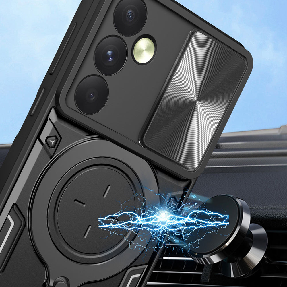 Maska za Oppo Reno12, Techsuit, CamGuard Pro, Ljubičasta