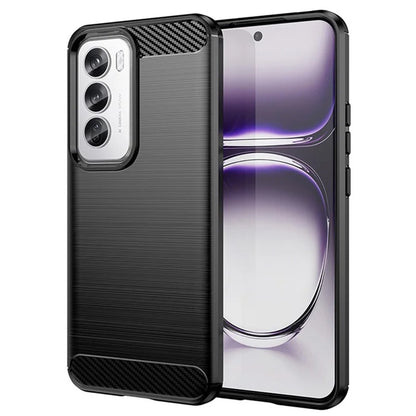 Maska za Oppo Reno12, Techsuit, Karbon, Crna