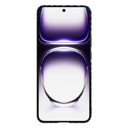 Maska za Oppo Reno12, Techsuit, Carbonite FiberShell, Crno Plava