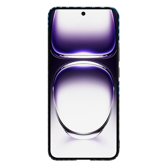 Maska za Oppo Reno12, Techsuit, Carbonite FiberShell, Crno Plava