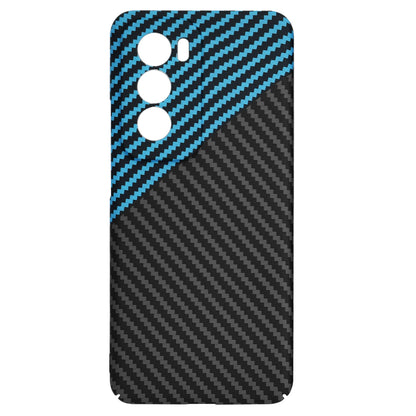 Maska za Oppo Reno12, Techsuit, Carbonite FiberShell, Crno Plava