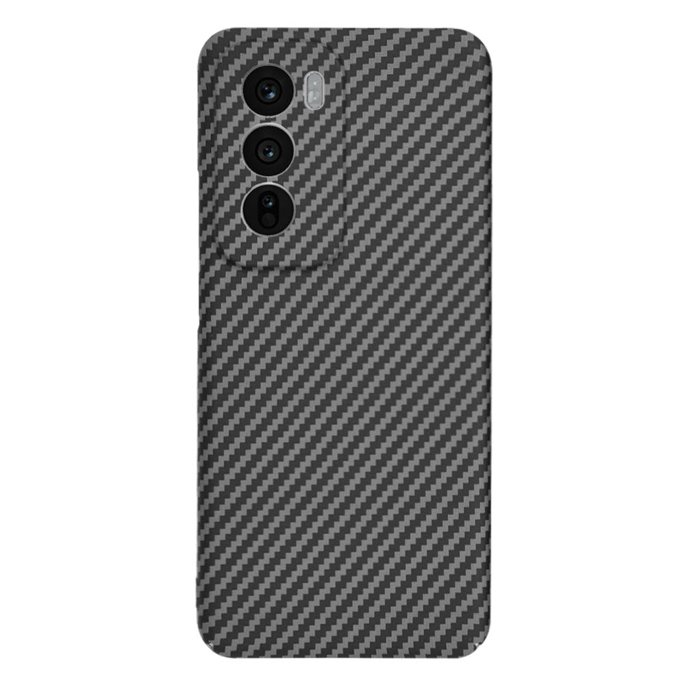 Maska za Oppo Reno12, Techsuit, Carbonite FiberShell, Crna