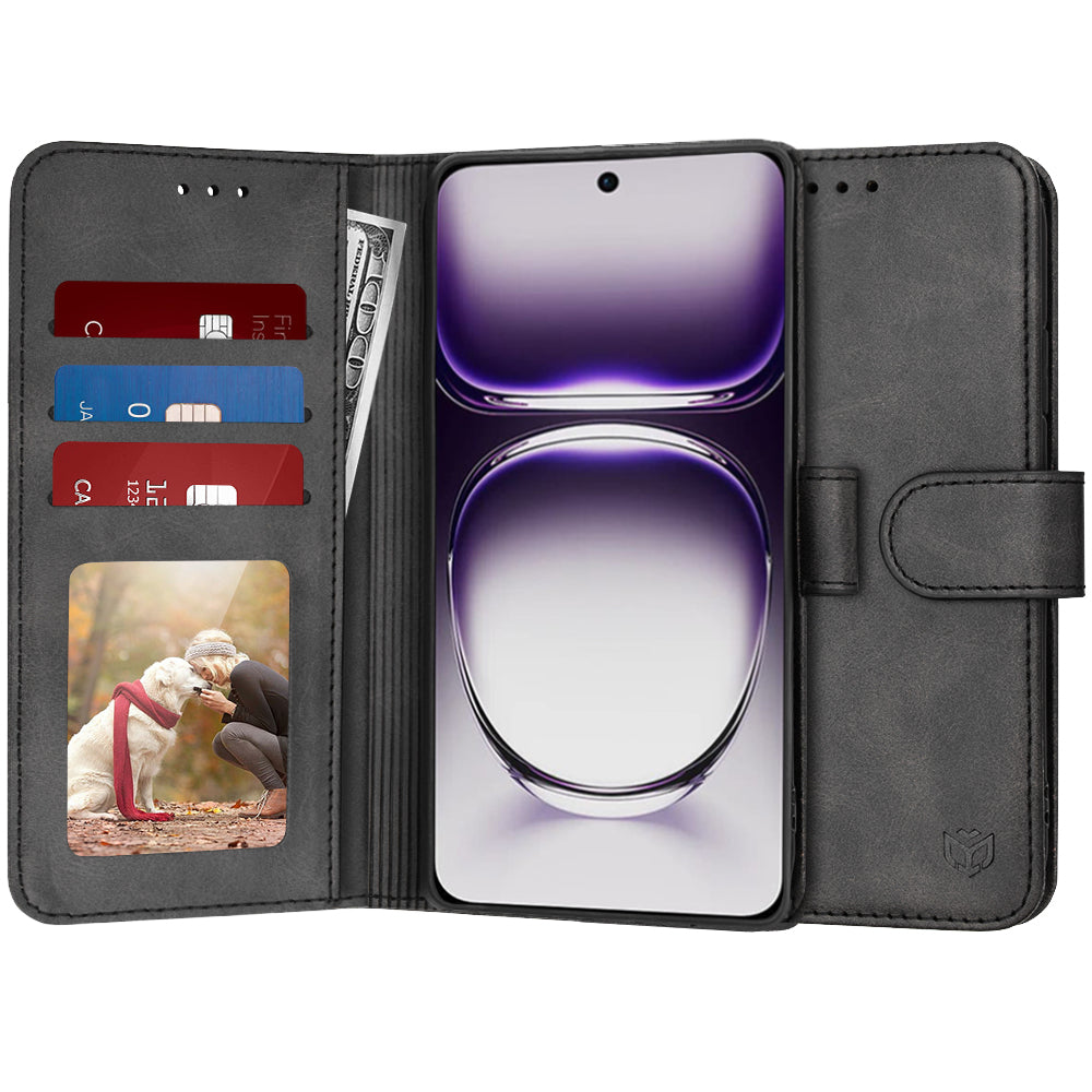 Futrola za Oppo Reno12, Techsuit, Diary Book, Crna