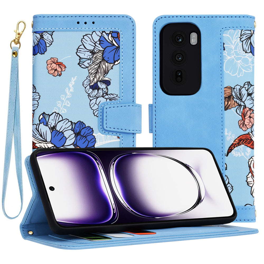 Futrola za Oppo Reno12, Techsuit, FlipCraft, Plava