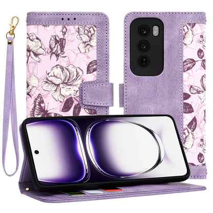 Futrola za Oppo Reno12, Techsuit, FlipCraft, Ljubičasta