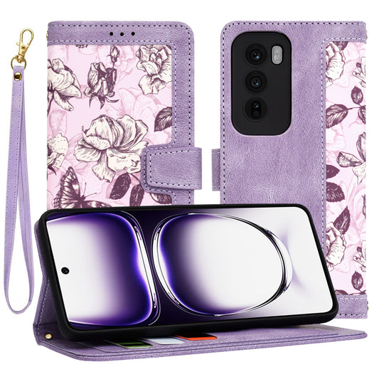 Futrola za Oppo Reno12, Techsuit, FlipCraft, Ljubičasta