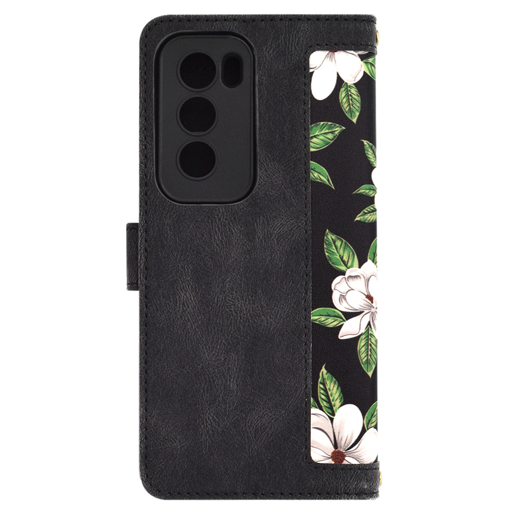 Maska za Oppo Reno12, Techsuit, FlipCraft, Crna