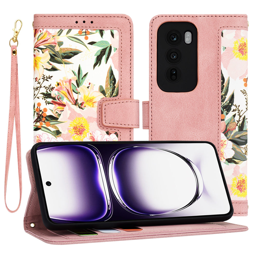 Maska za Oppo Reno12, Techsuit, FlipCraft, Roza