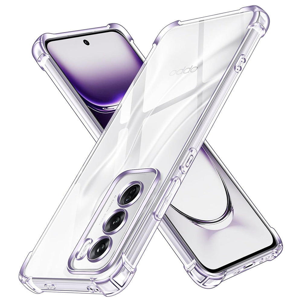 Maska za Oppo Reno12, Techsuit, Shockproof Clear, Prozirna