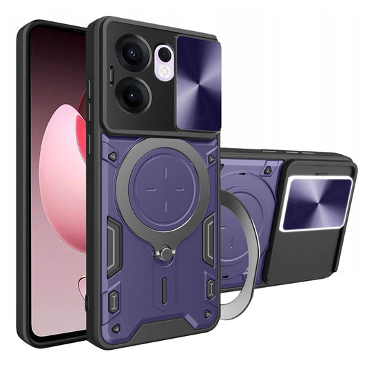 Maska za Oppo Reno13 FS 5G / Reno13 F 4G / Reno13 F, Techsuit, CamGuard Pro, Ljubičasta