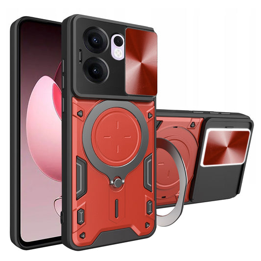 Maska za Oppo Reno13 FS 5G / Reno13 F 4G / Reno13 F, Techsuit, CamGuard Pro, Crvena