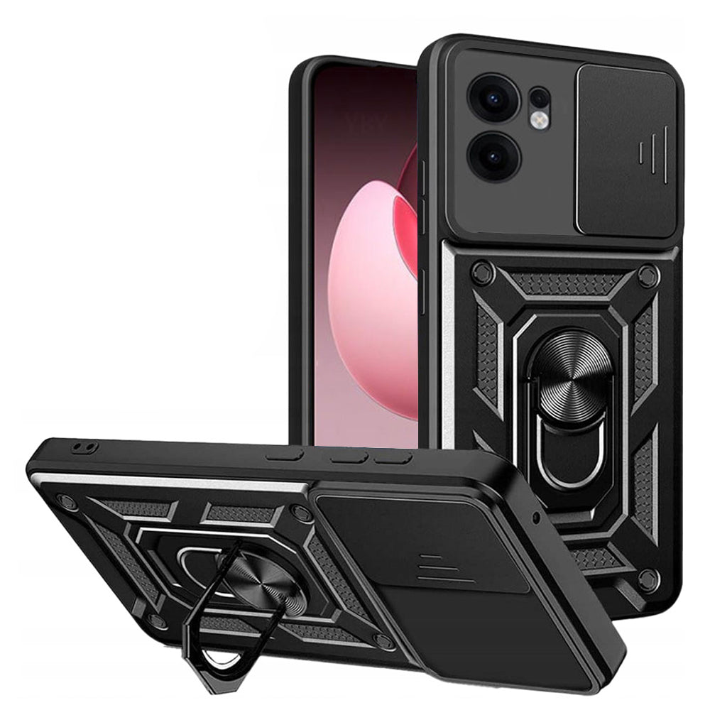Maska za Oppo Reno13 FS 5G / Reno13 F 4G / Reno13 F, Techsuit, CamShield, Crna