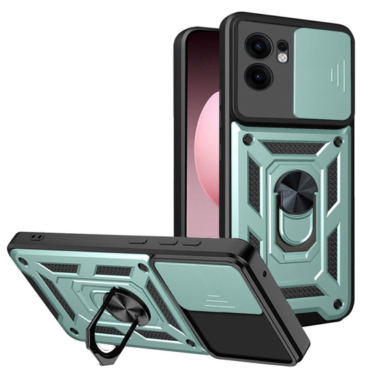 Maska za Oppo Reno13 FS 5G / Reno13 F 4G / Reno13 F, Techsuit, CamShield, Zelena