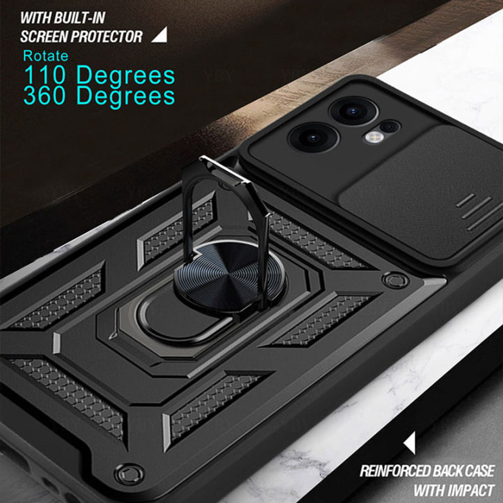 Maska za Oppo Reno13 FS 5G / Reno13 F 4G / Reno13 F, Techsuit, CamShield, Zelena