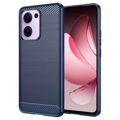 Maska za Oppo Reno13 FS 5G / Reno13 F 4G / Reno13 F, Techsuit, Karbon, Plava