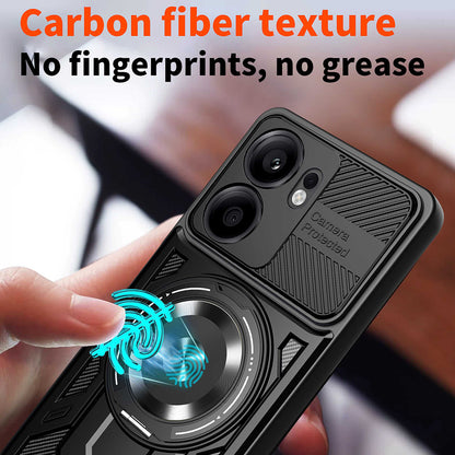 Maska za Oppo Reno13 FS 5G / Reno13 F 4G / Reno13 F, Techsuit, RuggedCam, Crna
