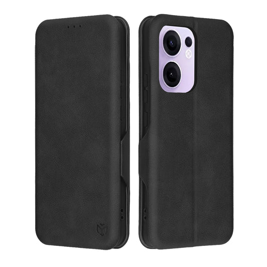 Futrola za Oppo Reno13 FS 5G / Reno13 F 4G / Reno13 F, Techsuit, Safe Wallet Plus, Crna