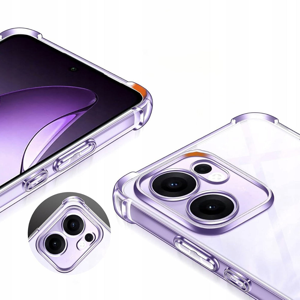 Maska za Oppo Reno13 FS 5G / Reno13 F 4G / Reno13 F, Techsuit, Otporna na udarce, Prozirna