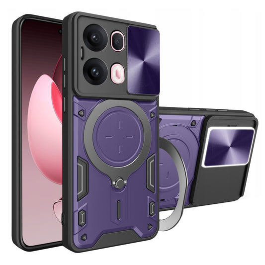 Maska za Oppo Reno13 Pro, Techsuit, CamGuard Pro, Ljubičasta