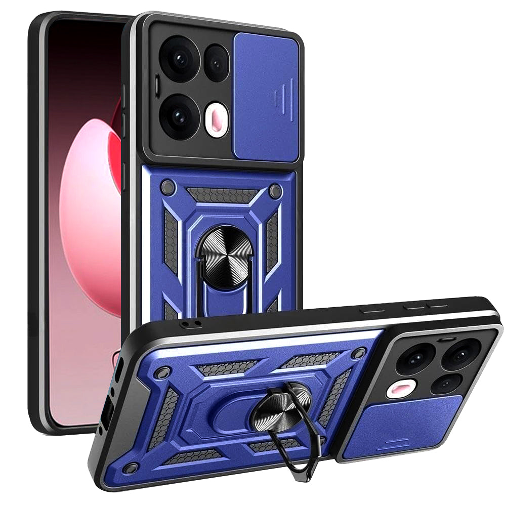 Maska za Oppo Reno13 Pro, Techsuit, CamShield, Plava