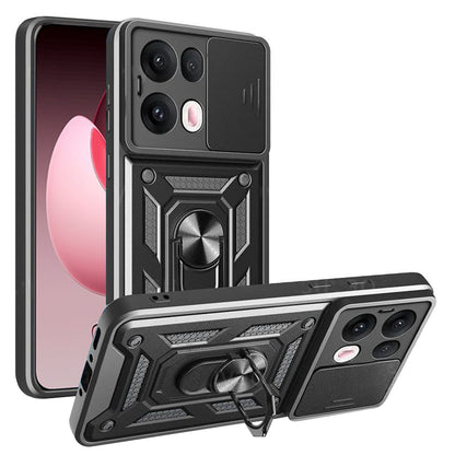 Maska za Oppo Reno13 Pro, Techsuit, CamShield, Crna