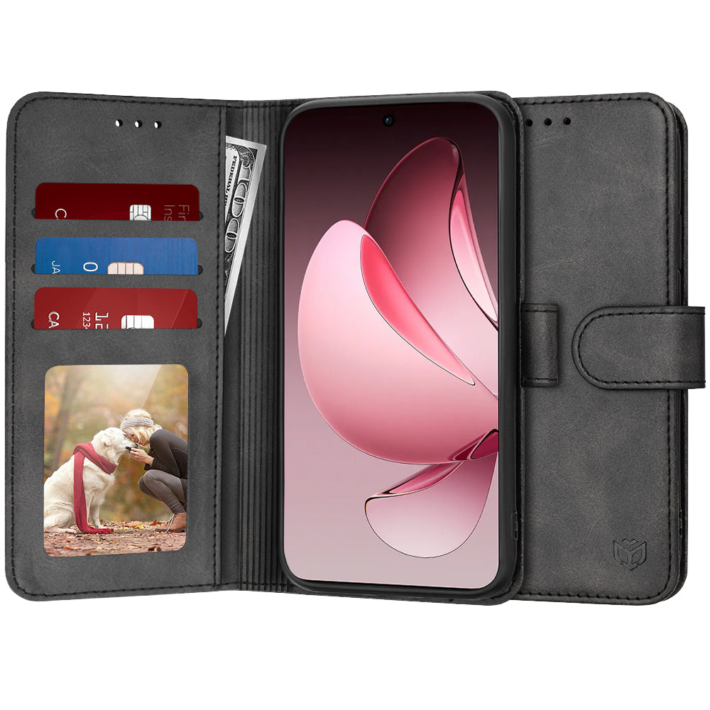 Futrola za Oppo Reno13 Pro, Techsuit, Diary Book, Crna