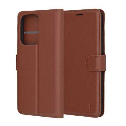 Futrola za Oppo Reno13 Pro, Techsuit, Leather Folio, Smeđa
