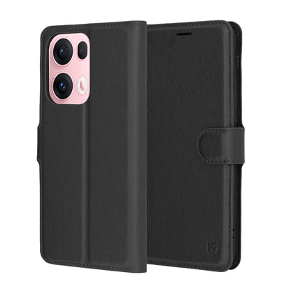 Futrola za Oppo Reno13 Pro, Techsuit, Leather Folio, Crna