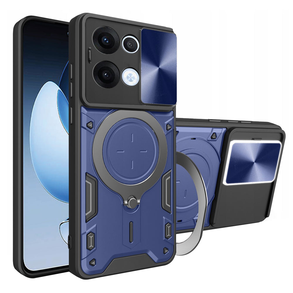 Maska za Oppo Reno13, Techsuit, CamGuard Pro, Plava