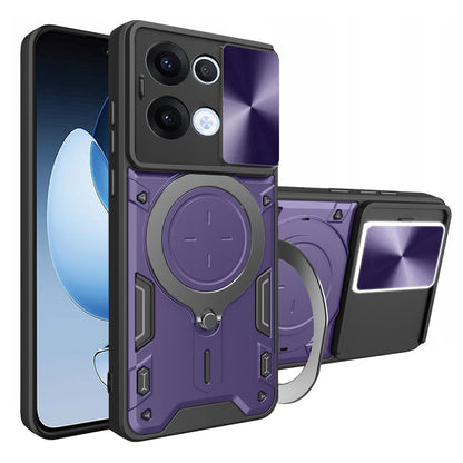 Maska za Oppo Reno13, Techsuit, CamGuard Pro, Ljubičasta