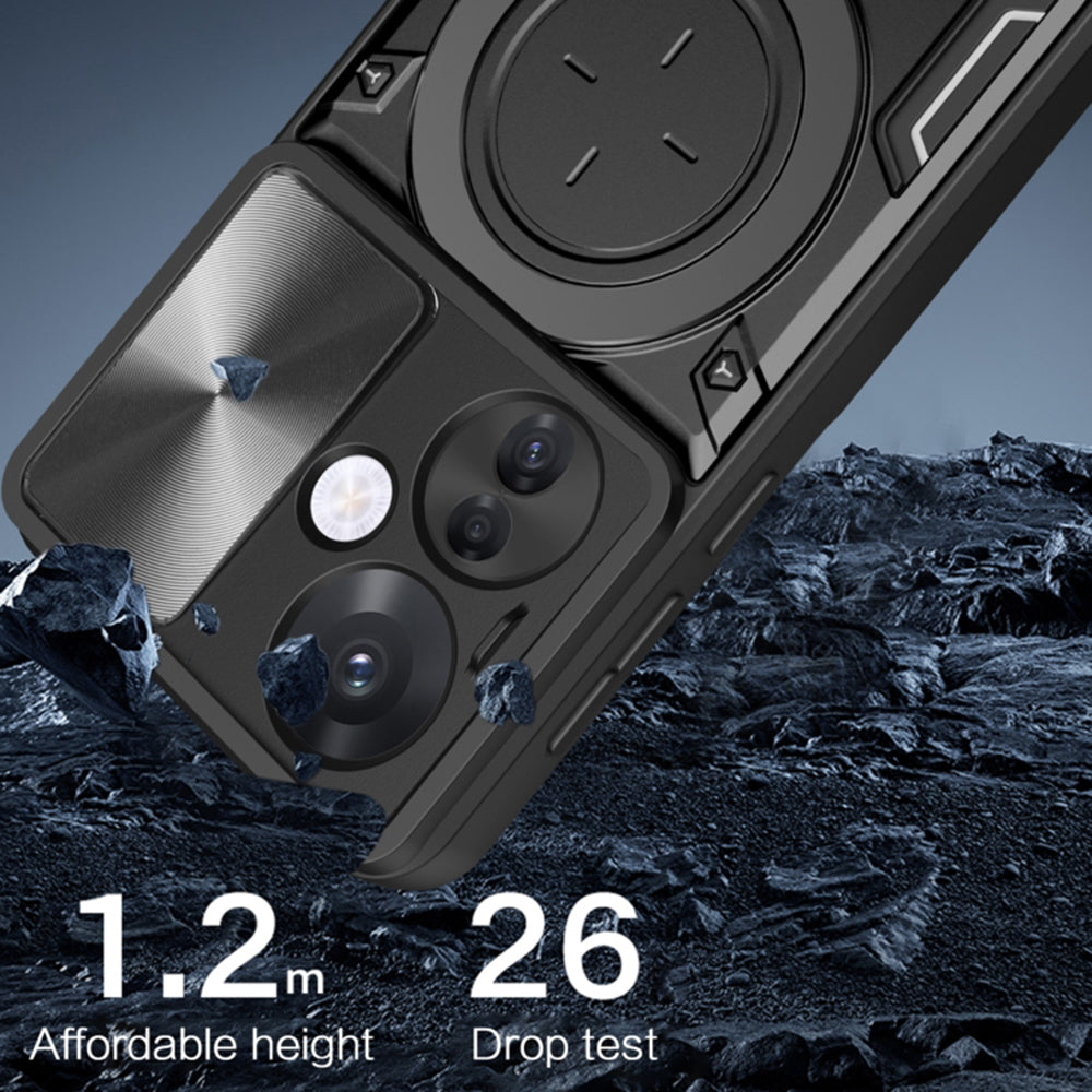 Maska za Oppo Reno13, Techsuit, CamGuard Pro, Crna