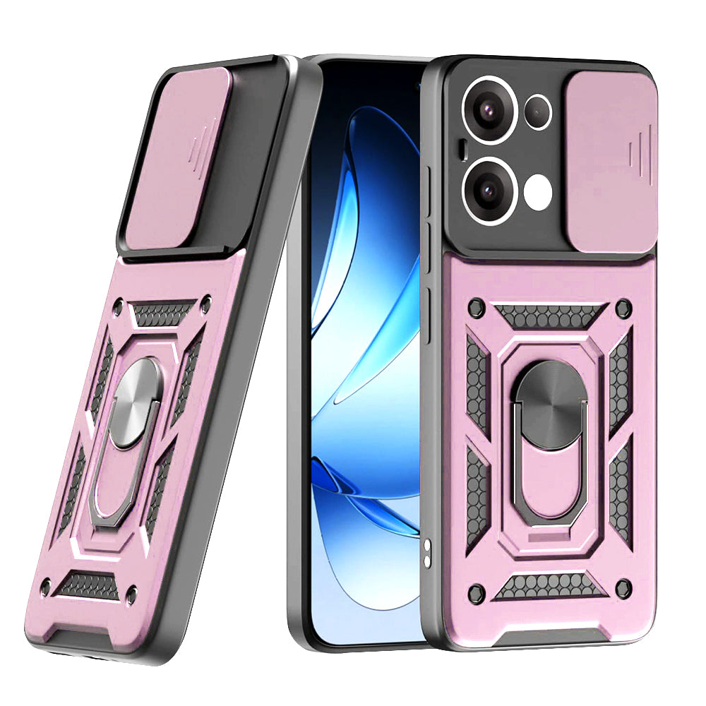 Maska za Oppo Reno13, Techsuit, CamShield, Roza