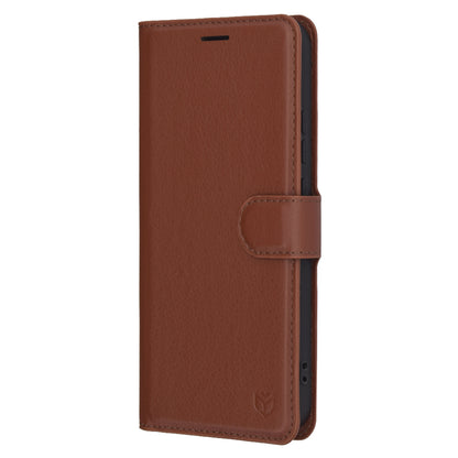 Futrola za Oppo Reno13, Techsuit, Kožna Folio, Smeđa