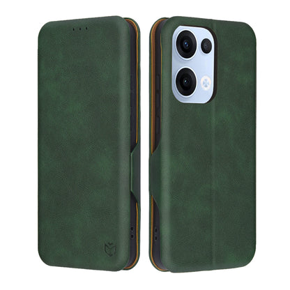Futrola za Oppo Reno13, Techsuit, Safe Wallet Plus, Zelena
