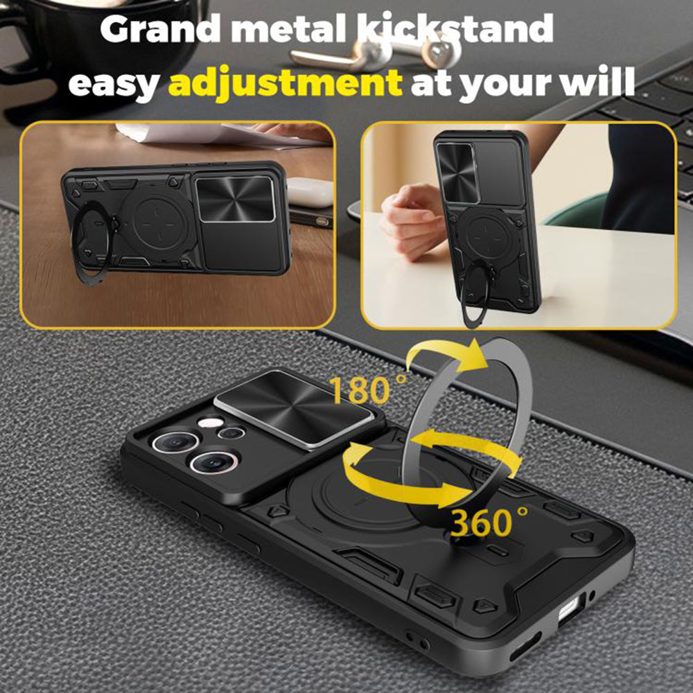 Maska za Oppo Reno14 FS 5G / Reno14 F, Techsuit, CamGuard Pro, Ljubičasta