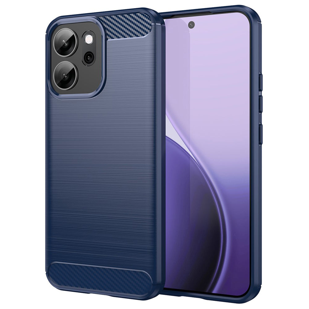 Maska za Oppo Reno14 FS 5G / Reno14 F, Techsuit, Karbon, Plava