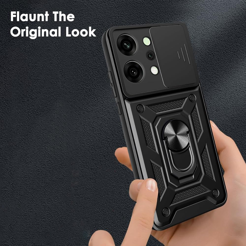 Maska za Oppo Reno14 Pro, Techsuit, CamShield, Crna