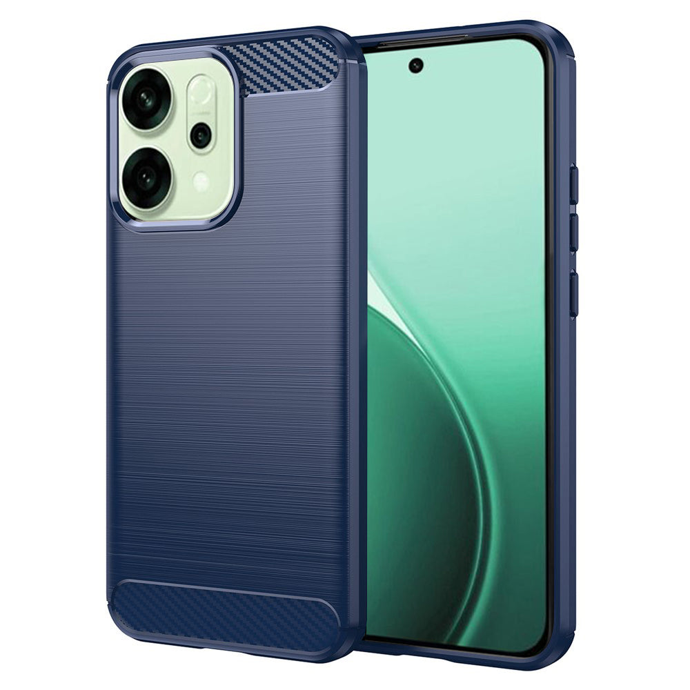 Maska za Oppo Reno14, Techsuit, Karbon, Plava