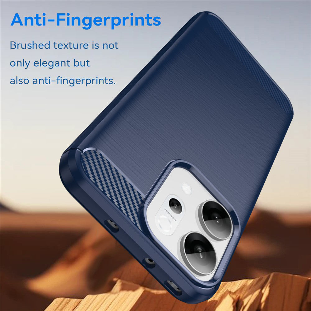 Maska za Oppo Reno14, Techsuit, Karbon, Plava