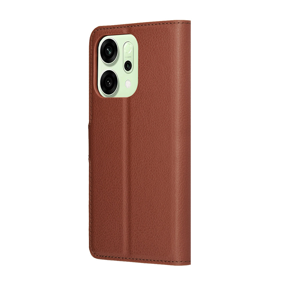 Futrola za Oppo Reno14, Techsuit, Leather Folio, smeđa