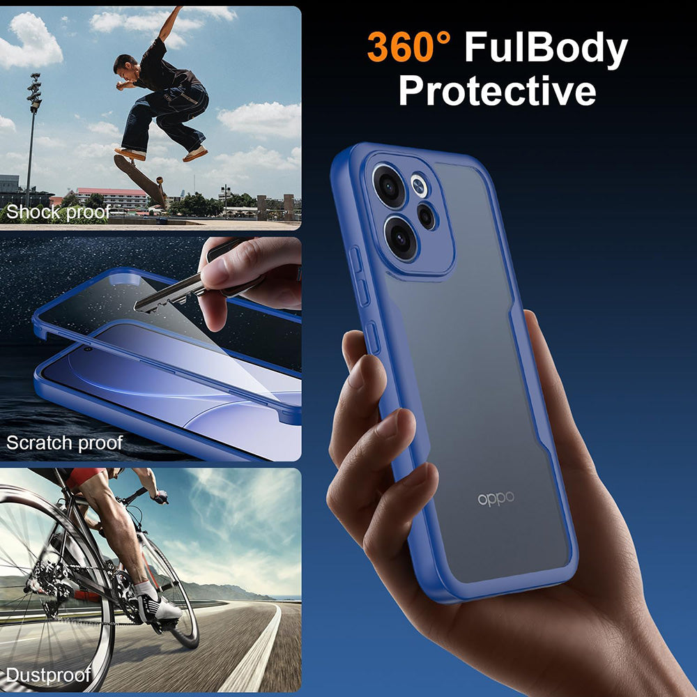 Futrola za Oppo Reno15 FS / Reno15 F, Techsuit, ColorVerse 360, Plava