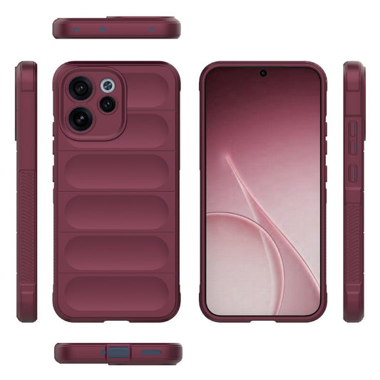 Maska za Oppo Reno15 FS / Reno15 F, Techsuit, Magic Shield, Bordo