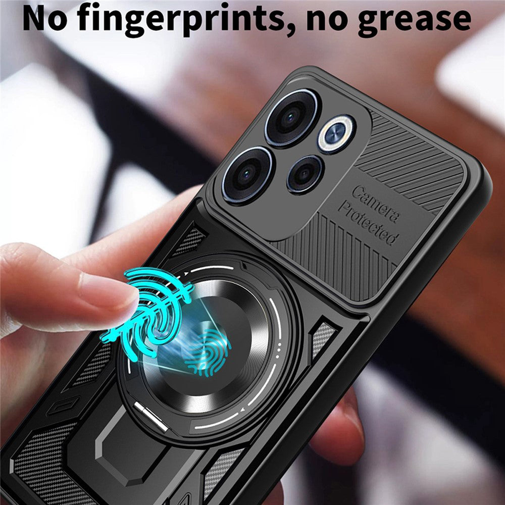 Maska za Oppo Reno15 FS / Reno15 F, Techsuit, RuggedCam, Siva