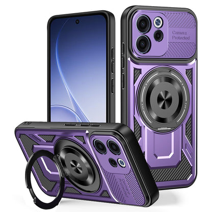 Maska za Oppo Reno15 FS / Reno15 F, Techsuit, RuggedCam, Ljubičasta