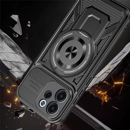 Maska za Oppo Reno15 FS / Reno15 F, Techsuit, RuggedCam, Ljubičasta