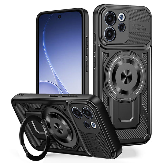 Futrola za Oppo Reno15 FS / Reno15 F, Techsuit, RuggedCam, Crna