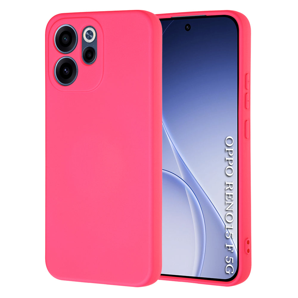 Maska za Oppo Reno15 FS / Reno15 F, Techsuit, SoftFlex, Tamno Roza